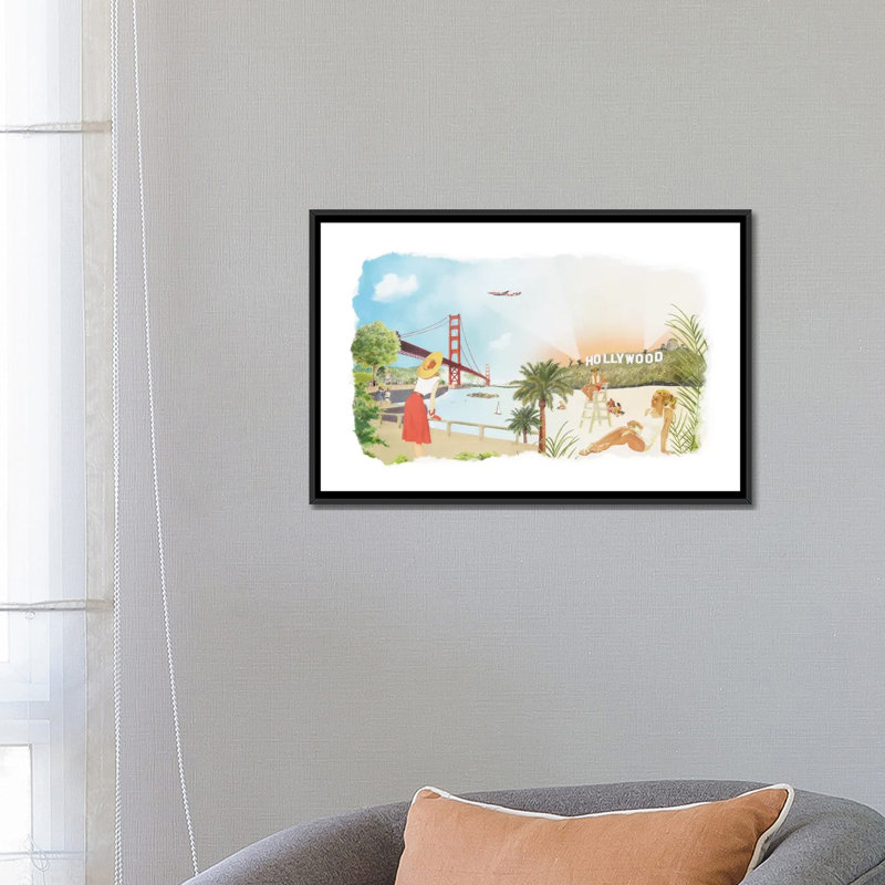«Racked Lead Myths», impression sur toile, H 18 po x l 26 po x P 1,5 po, Toile avec cadre noir, Pas de tapis