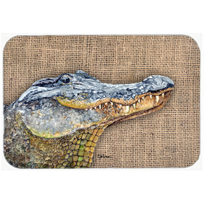 East Urban Home Alligator Tempered Glass Cutting Board