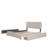 Queen Upholstered Platform Bed with Storage Drawers & Twin XL Trundle, Linen Fabric, No Box Spring Needed - Dark Beige-10171285