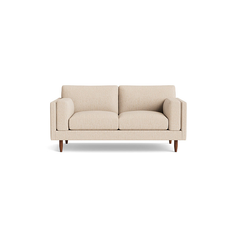 Skinny Fat Loveseat (70"), Performance Weave - Tan
