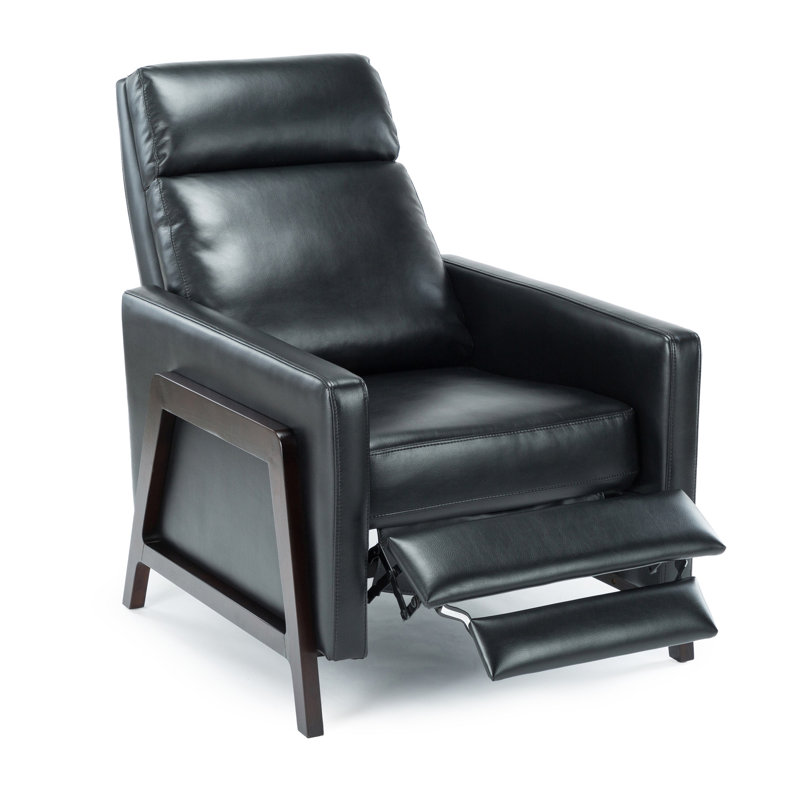 Melousia Upholstered Recliner, Black 