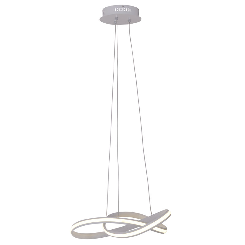 Worchester - Light Silver LED Geometric Pendant