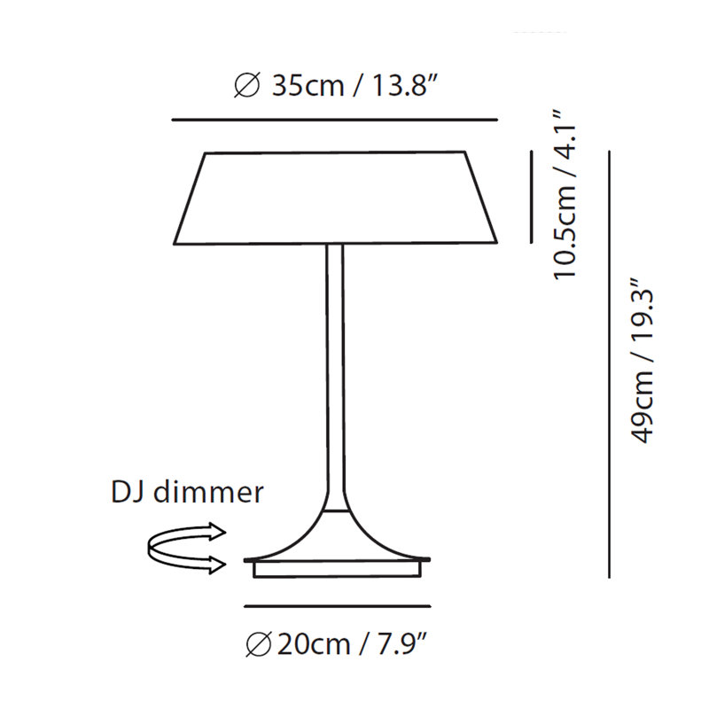 HALO Table Lamp, Black