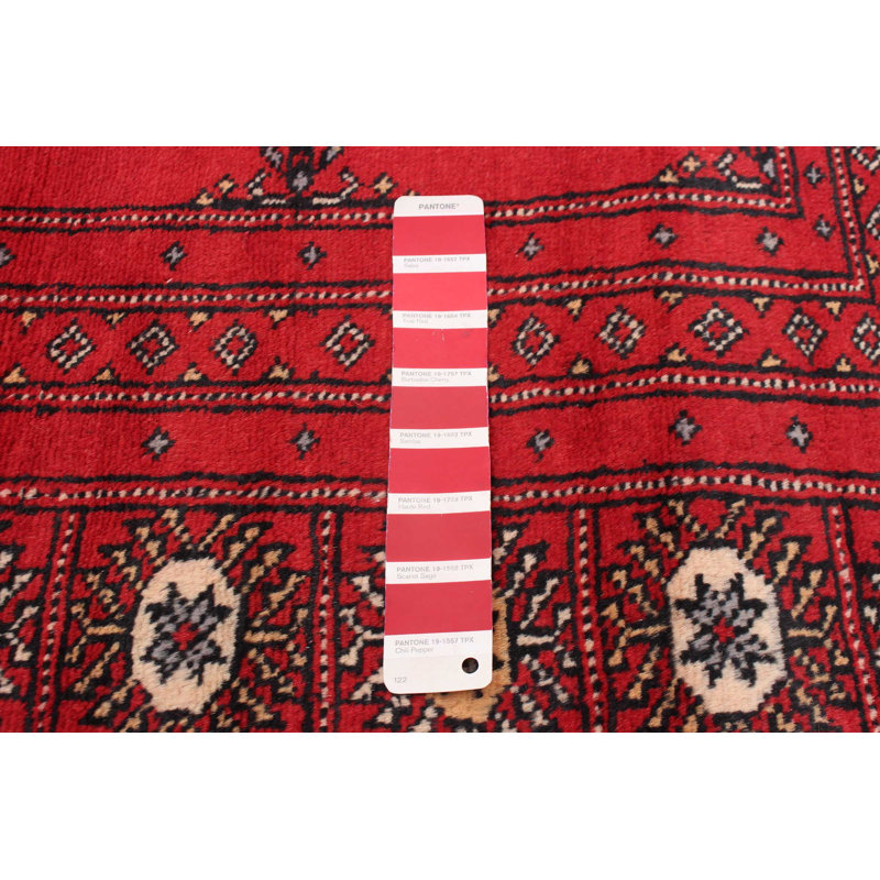 Tapis rouge Finest Peshawar Bokhara 9 pi 3 po x 12 pi 9 po