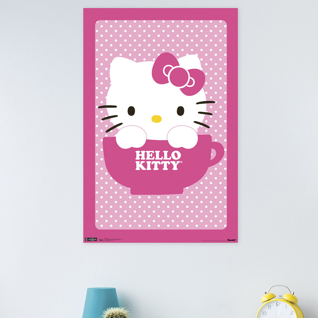 Trends International Hello Kitty - Teacup Paper Print | Wayfair