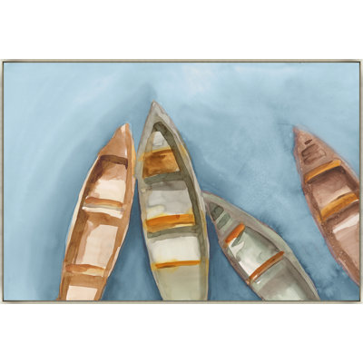 Blue Afloat IV Painting by Giselle Kelly