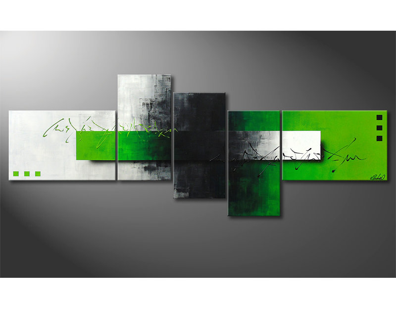 5 Piece Painting on Canvas