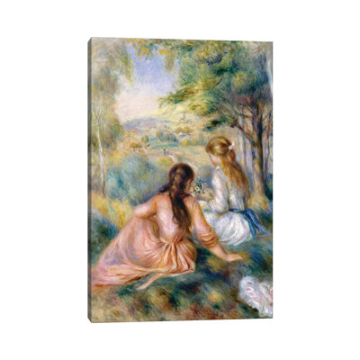 In the Meadow, 1888-92 by Pierre-Auguste Renoir - 1 Piece Wrapped Canvas Painting