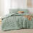 Bedsure Bed in a Bag Queen - 7 Pieces Plaid Seersucker Bedding Comforter Sets, Soft Lightweight Beige Boho Bed Set with Comforters Queen Size, Sheets, Pillowcases & Shams-105526848-105526855