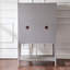 Buffet de vin moderne peint