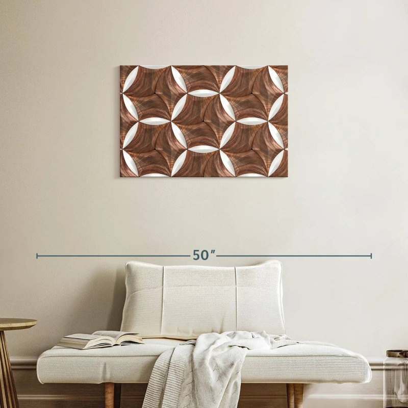 Carreaux géométriques hexagonaux, H 20 po x l 30 po