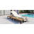 Patio 5-Position Adjustable Chaise Lounge with Side Table-123818046