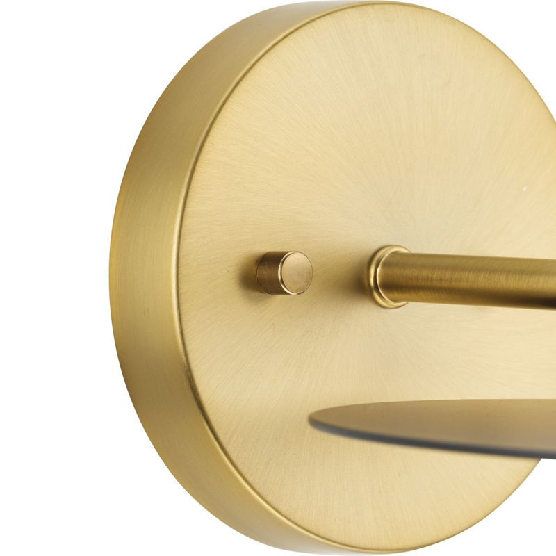 Solana Elestren Steel Armed Sconce, Brushed Bronze