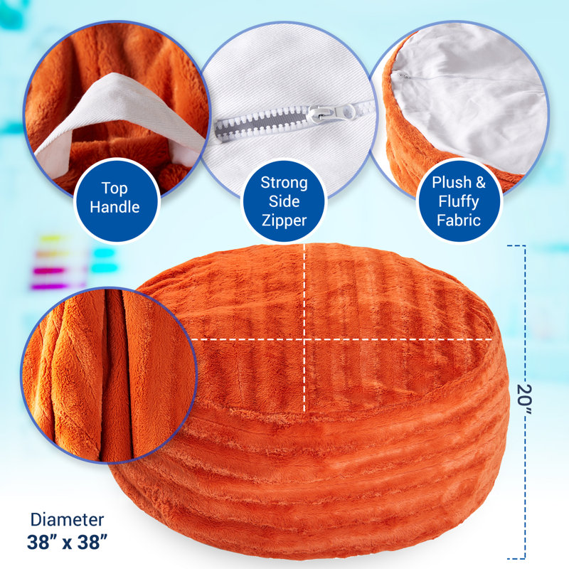 Cheer Bean Bag Cover, Rust
