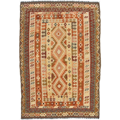 Tapis oriental en laine kilim fait à la main oriental