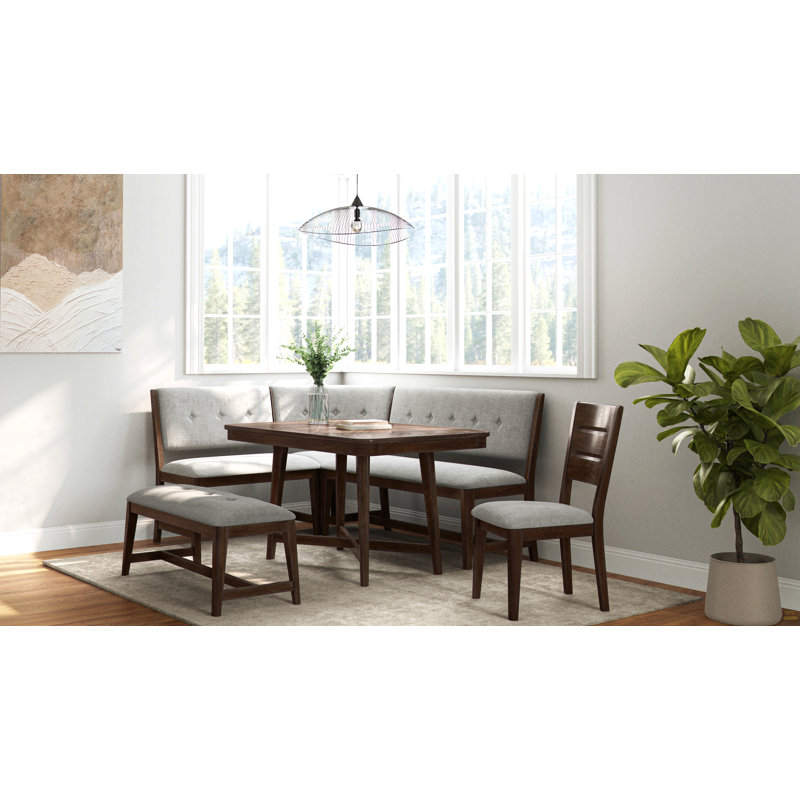 Mid-Century Modern Cherry Dining Table Cherry Finished Dining Table