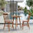  17.5"W Walnut Dining Chairs Set of 2, Farmhouse Solid Wood Windsor Kitchen Chairs-729460362-729460363