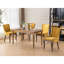 Luxueux fauteuil à dossier haut de style moderne Mid-Century parfait pour les salles à manger