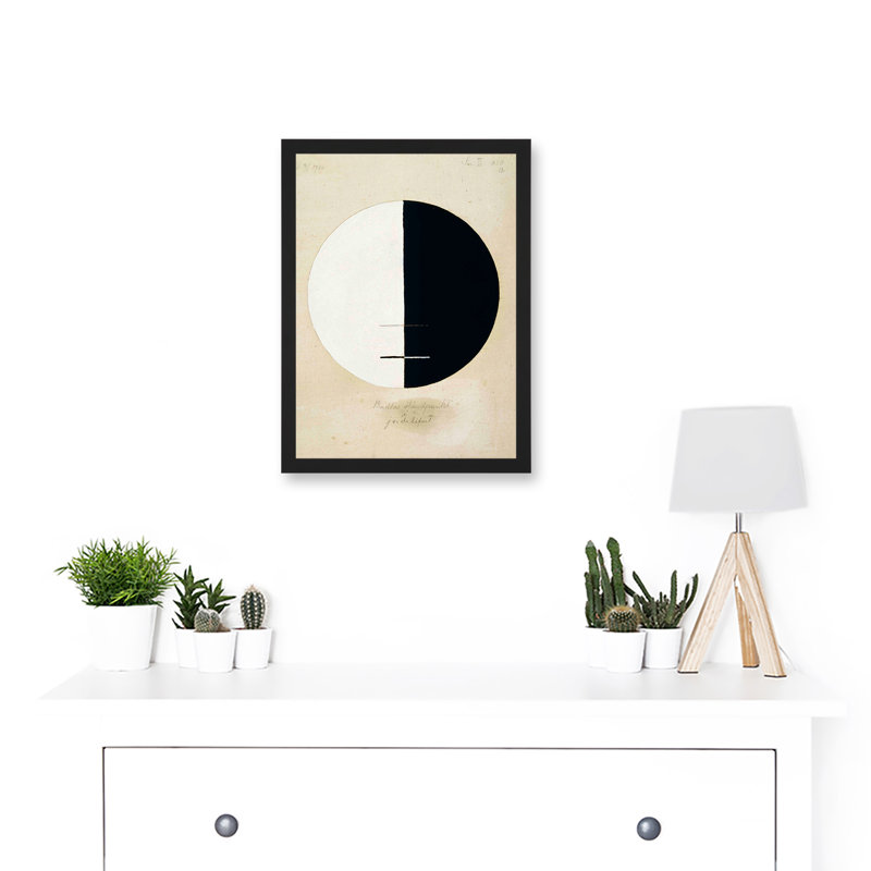 1920 Buddhas Standpoint Earthly Life by Hilma Af Klint - Single Picture Frame Painting