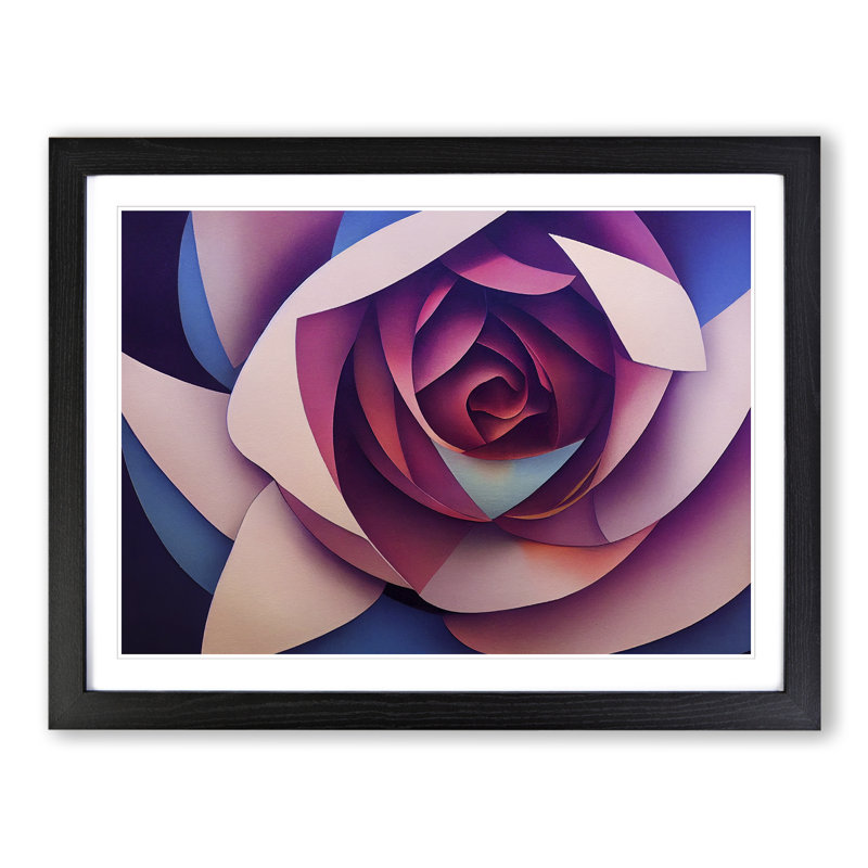 An Abstract Rose Flower Vol.2 - Single Picture Frame Print