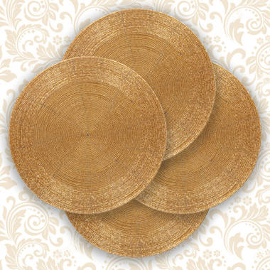 Lark Manor Anzalone Leather/Faux Leather Round Placemat & Reviews