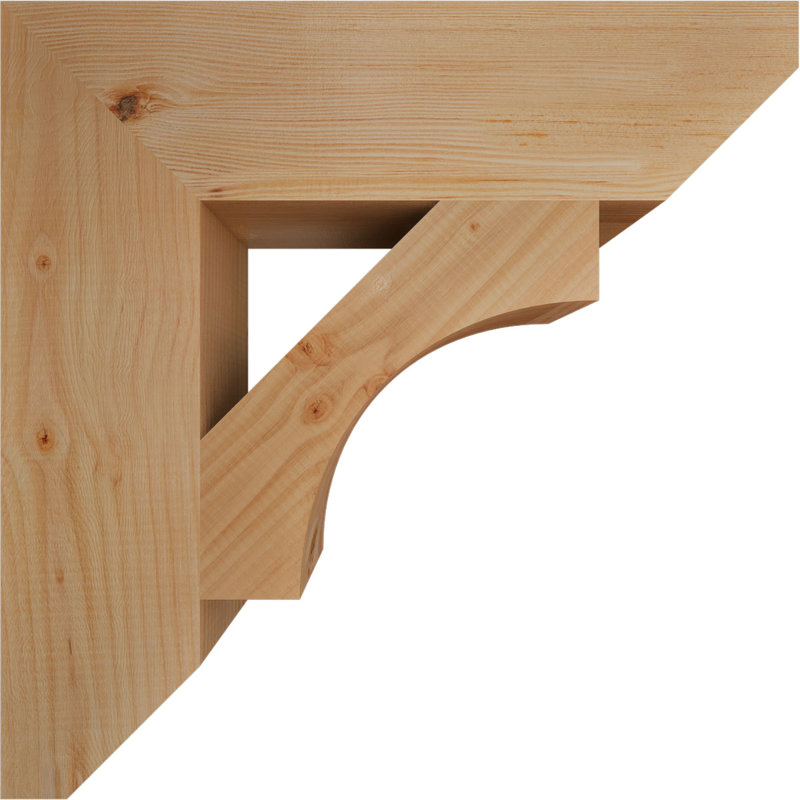 Support en bois Westlake, Sapin de Douglas, H 24 po x l 5,5 po x P 24 po