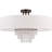Jerelle Fabric Semi Flush Mount