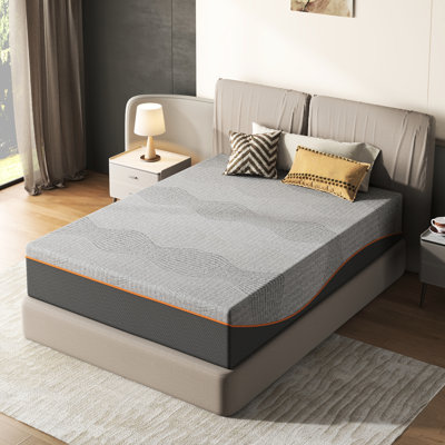 10 Inch Full Memory Foam Mattress - Safe Materials , Medium Comfort Level, Cooling And Breathable, Relieving, Tea Charcoal , Compressed , Bed Frame Compatible Firmness, Charcoal, For Delivery,