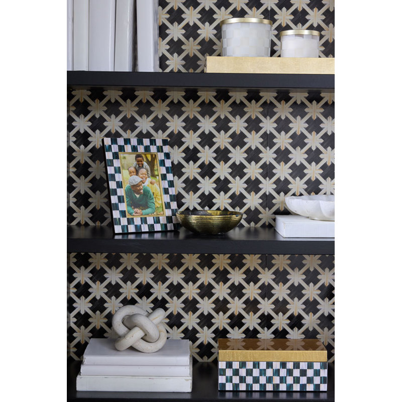Courtly Check Lacquer 4" X 6" Frame