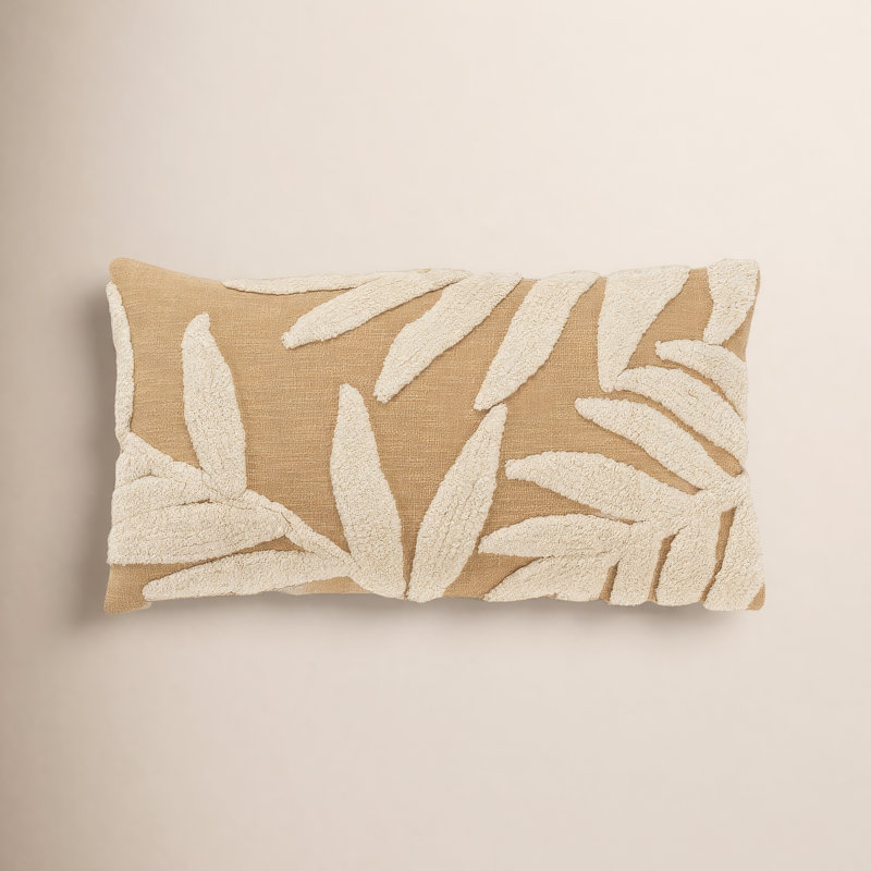 Coussin décoratif brodé Francie, Doré