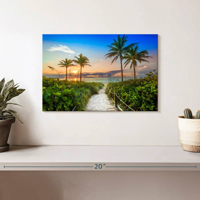 Keesha Florida Beach Summer Sunrise, 8" H x 12" W