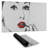 Audrey hepburn outline style - 14.00"x24.25" Desk mat