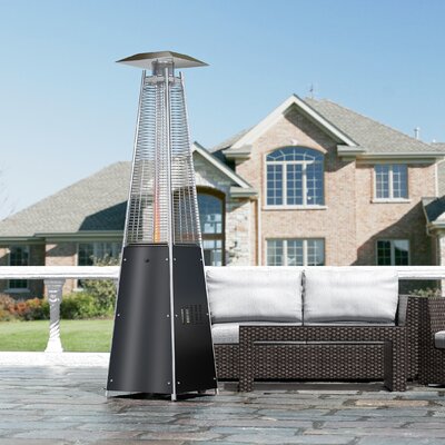 Pyramid 40,000 BTU Propane Patio Heater -  Westin Outdoor, 3003-BK