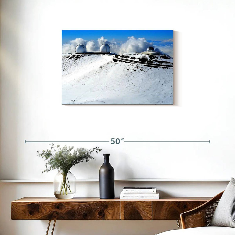 Alvord Snow Covered Mauna Kea, 20" H x 30" W