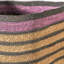 Seagrass Natural Stripe Square Basket-110455273
