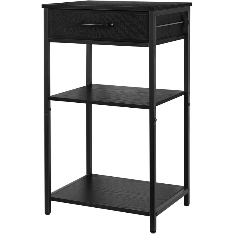 15.75'' W Nightstand, Black