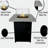 Fiberglass reinforced concrete propane fire pit table