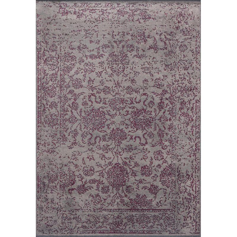 Akash Vintage Look Hand Loom Indoor / Outdoor Area Rug, Rectangle 6'6" x 9'10"