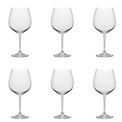 10 Strawberry Street Vail Glassware, Burgandy Glass