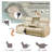 Beige Breathing Leather Recliner Sofa