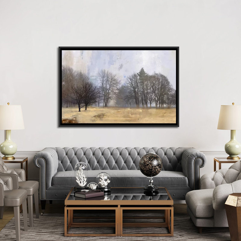 «Halo», reproduction sur toile, H 18 po x l 26 po x P 1,5 po, Pas de tapis, Toile avec cadre noir