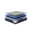 Matelas Cool Night Sleep - Fermeté complète. Double refroidissement avec mousse gélifiée et changement de phase. Gen Ii pour un confort optimal. Isolation de mouvement des bobines emballées individuellement. Soutien. Bleu marine, paquet de 20 po de largeur