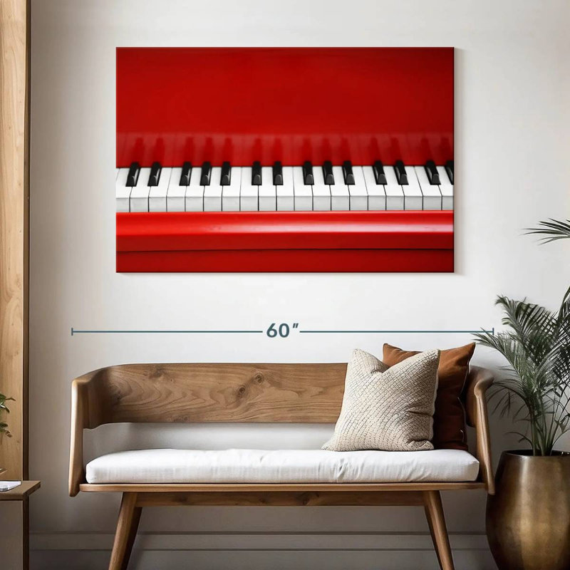 Abarca Red Piano, 32" H x 48" W