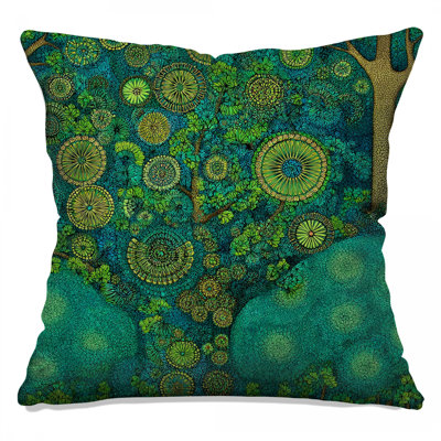 Tree Throw Pillow, Nature Double Sided Pillows
