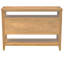 Console avec 2 portes en canne naturelle - rangement pour porte d'entrée d'aspect amande grillée