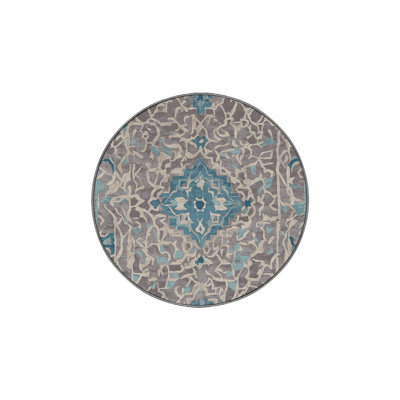 Machine Washable Gray Area Rug