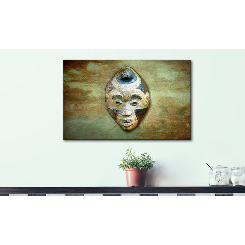 Afro Head - Wrapped Canvas Print, 80 cm H x 100 cm B, Canvas