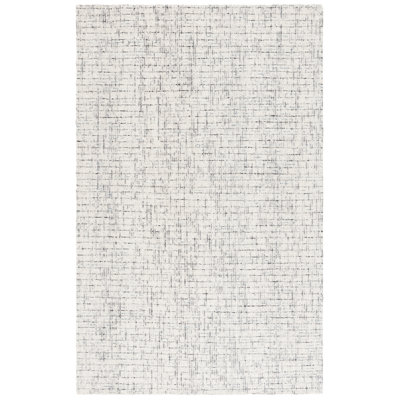 Tapis abstrait gris / ivoire MSR