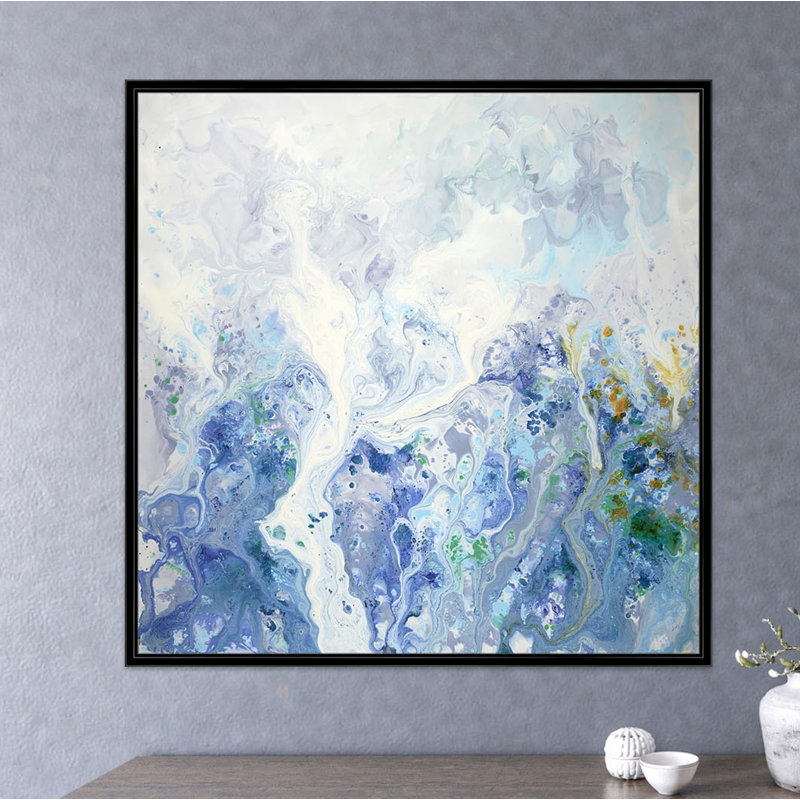 « motion »-« floater », reproduction d’art sur toile, Noir