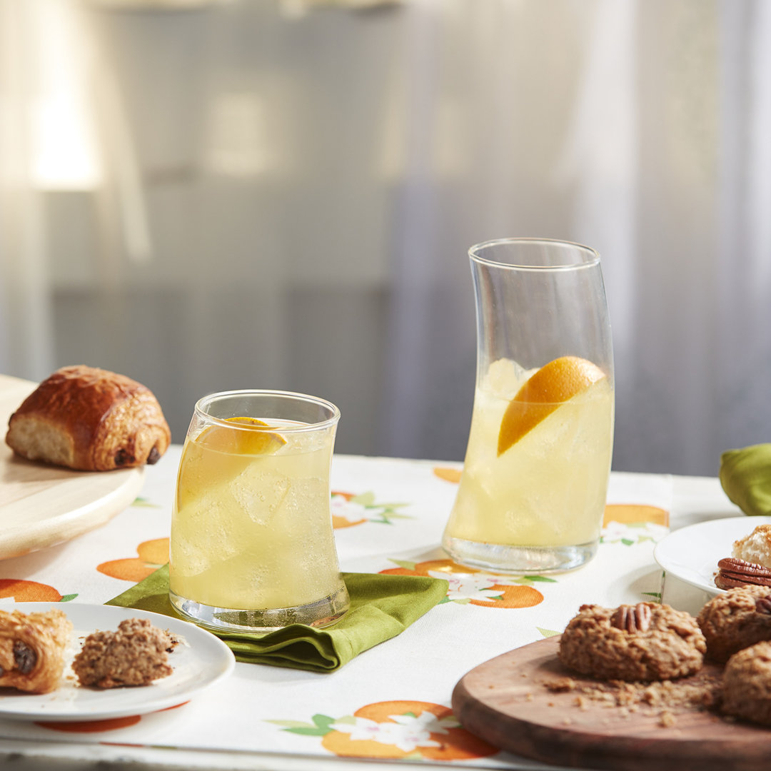 Libbey Swerve 16-Piece Tumbler and Rocks Glass Set Libbey